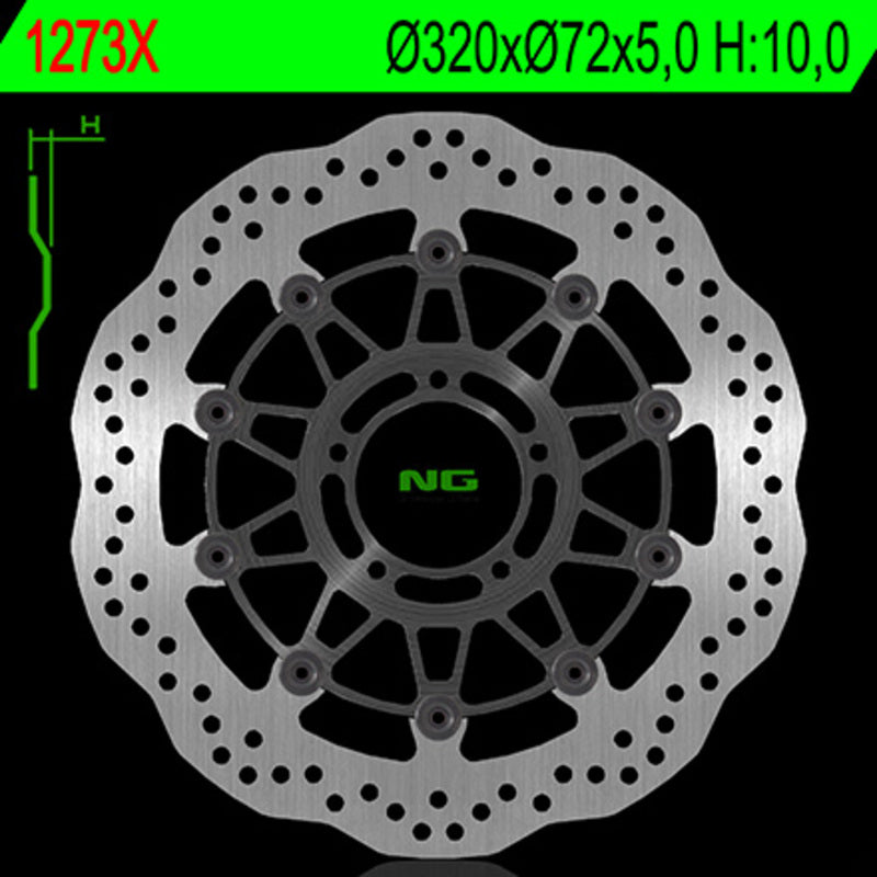 NG BRAKE DISC WAVE 1290X