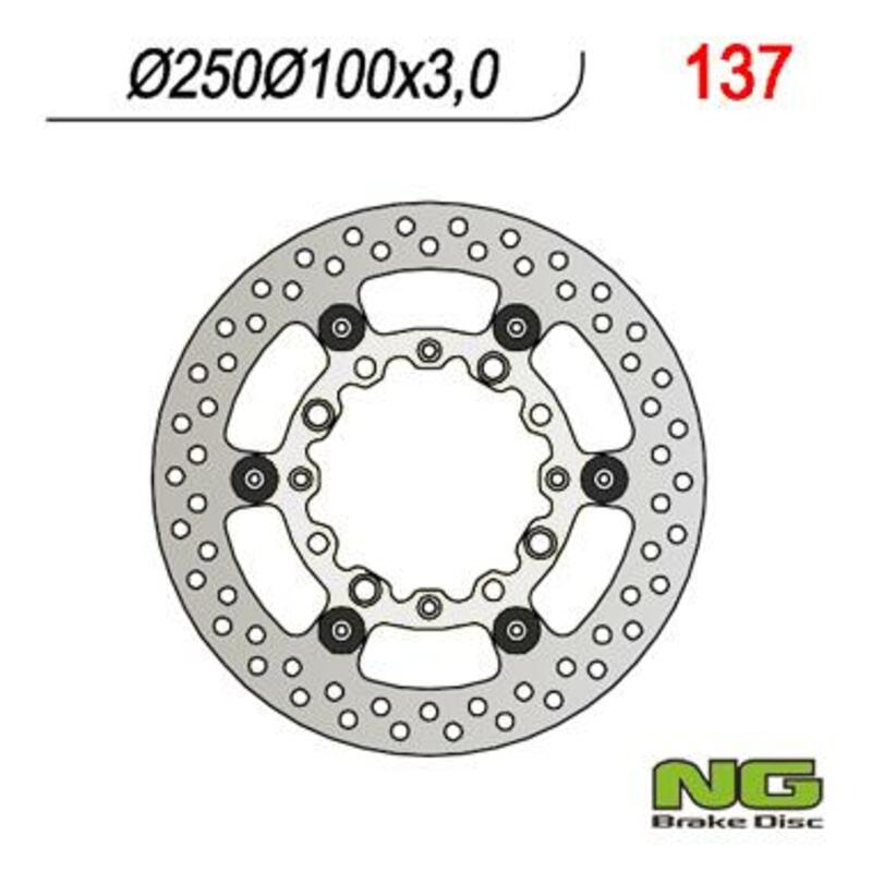 NG BRAKE DISC ROUND 137/OLD