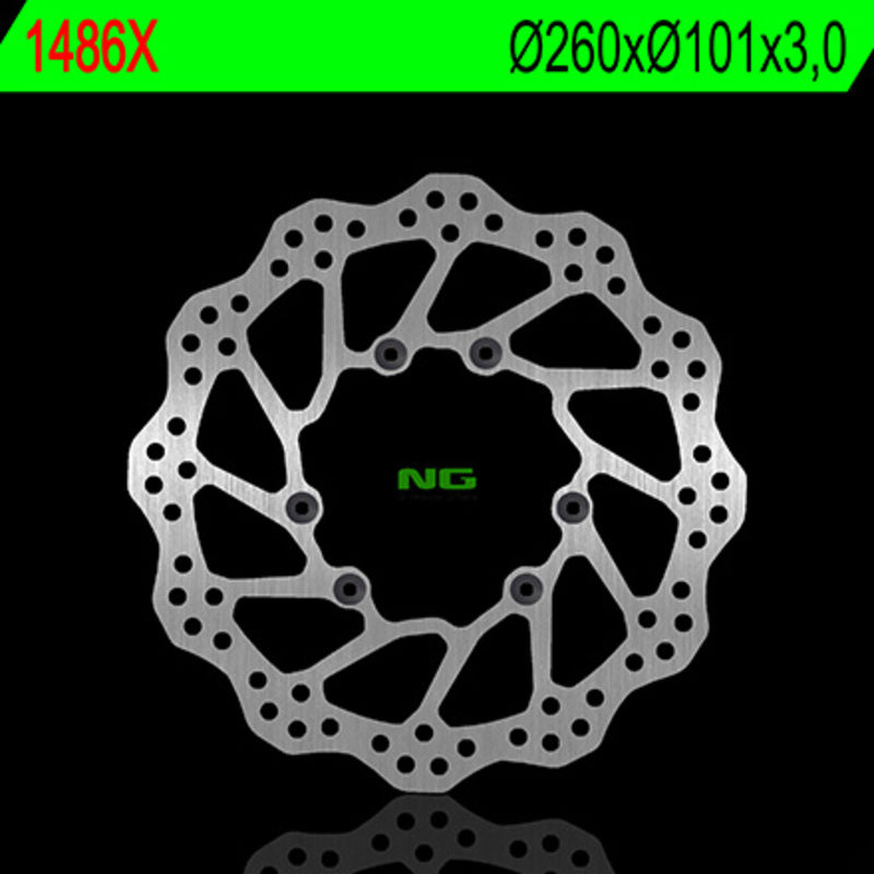 NG BRAKE DISC WAVE 1486X