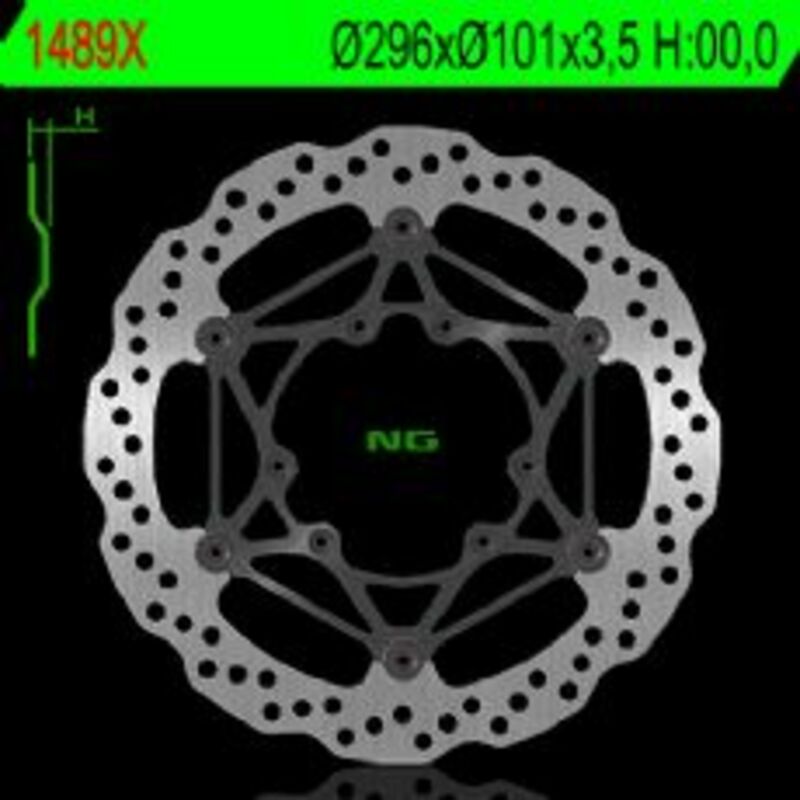 NG BRAKE DISC WAVE 1489X