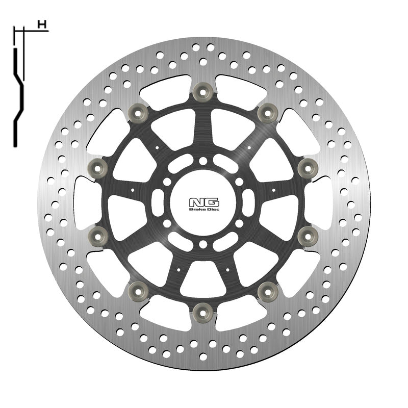 NG BRAKE DISC ROUND 1538G