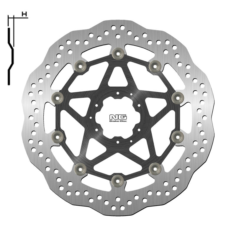 NG BRAKE DISC WAVE 1643XG