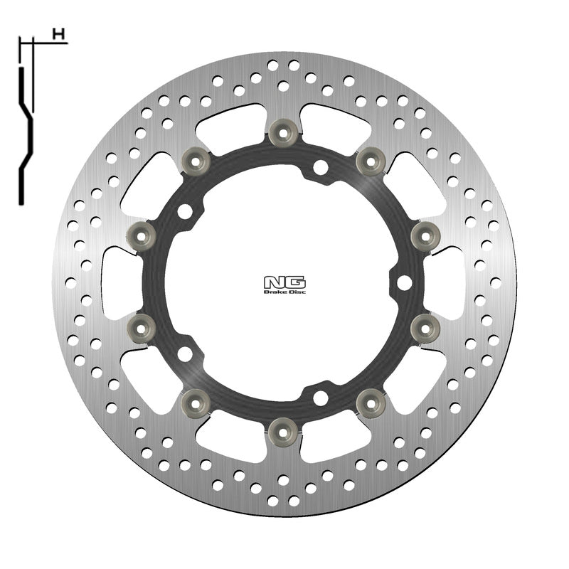 NG BRAKE DISC ROUND 1785G