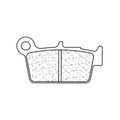 CLBRA BRAKE PADS 1103X59 SINTER METAL