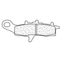 CLBRA BRAKE PADS 1141ATV1 SINTER METAL