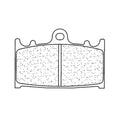 CLBRA BRAKE PADS 1145RX3 SINTER METAL