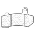 CLBRA BRAKE PADS 1172RX3 SINTER METAL