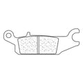 CLBRA BRAKE PADS 1195ATV1 SINTER METAL