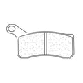 CLBRA BRAKE PADS 1204ATV1 SINTER METAL
