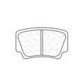 CLBRA BRAKE PADS 1205ATV1 SINTER METAL
