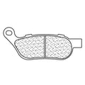 CLBRA BRAKE PADS 1213RX3 SINTER METAL