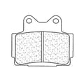 CLBRA BRAKE PADS 2301RX3 SINTER METAL