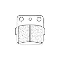 CLBRA BRAKE PADS 2328ATV1 SINTER METAL