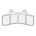 CLBRA BRAKE PADS 2369A3+ SINTER METAL