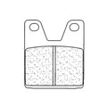 CLBRA BRAKE PADS 2713RX3 SINTER METAL