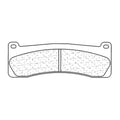 CLBRA BRAKE PADS 2720XBK5 SINTER METAL