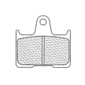 CLBRA BRAKE PADS 2813RX3 SINTER METAL