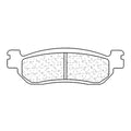 CLBRA BRAKE PADS 2828RX3 SINTER METAL