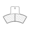 CLBRA BRAKE PADS 2925ATV1 SINTER METAL