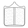 CLBRA BRAKE PADS 1207C59 SINTER METAL