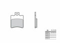 BREMB BRAKE PADS 07002 ORGANIC