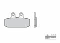 BREMB BRAKE PADS 07006 ORGANIC