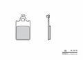 BREMB BRAKE PADS 07009 ORGANIC