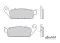 BREMB BRAKE PADS 07098CC CARBON CERAMIC