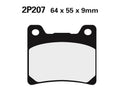 NISSI BRAKE PADS 2P-207NS SINTER METAL