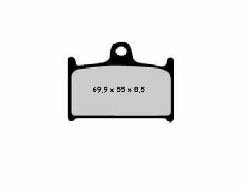 NISSI BRAKE PADS 2P-208NS SINTER METAL