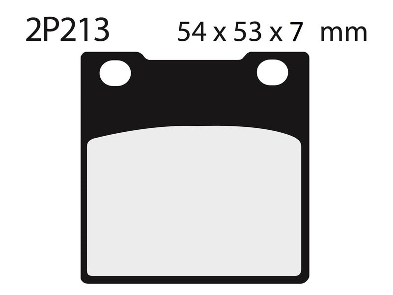 NISSI BRAKE PADS 2P-213ST SINTER METAL