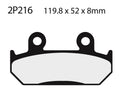 NISSI BRAKE PADS 2P-216NS SINTER METAL