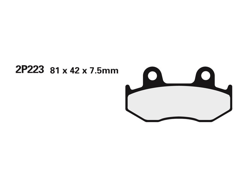 NISSI BRAKE PADS 2P-223GS SINTER METAL