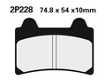 NISSI BRAKE PADS 2P-228NS SINTER METAL