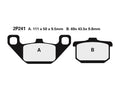 NISSI BRAKE PADS 2P-241NS SINTER METAL