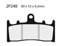 NISSI BRAKE PADS 2P-248ST SINTER METAL
