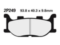 NISSI BRAKE PADS 2P-249NS SINTER METAL