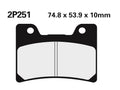 NISSI BRAKE PADS 2P-251ST SINTER METAL