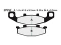NISSI BRAKE PADS 2P-252NS SINTER METAL
