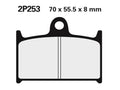 NISSI BRAKE PADS 2P-253ST SINTER METAL