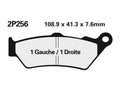 NISSI BRAKE PADS 2P-256NS SINTER METAL