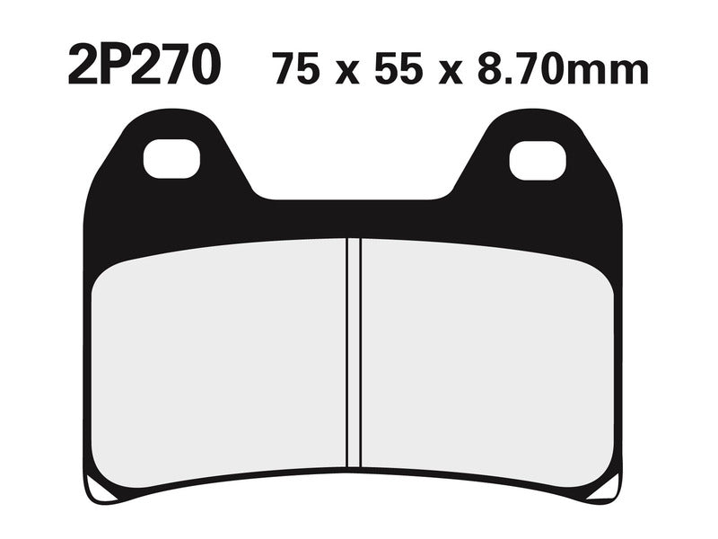 NISSI BRAKE PADS 2P-270NS SINTER METAL