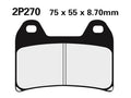 NISSI BRAKE PADS 2P-270ST SINTER METAL