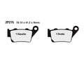 NISSI BRAKE PADS 2P-275STMX SINTER METAL