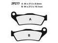 NISSI BRAKE PADS 2P-277NS SINTER METAL