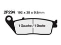 NISSI BRAKE PADS 2P-281ST SINTER METAL