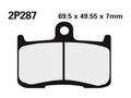 NISSI BRAKE PADS 2P-287ST SINTER METAL