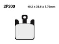 NISSI BRAKE PADS 2P-300ST SINTER METAL