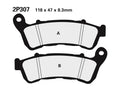 NISSI BRAKE PADS 2P-307ST SINTER METAL