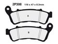 NISSI BRAKE PADS 2P-308NS SINTER METAL